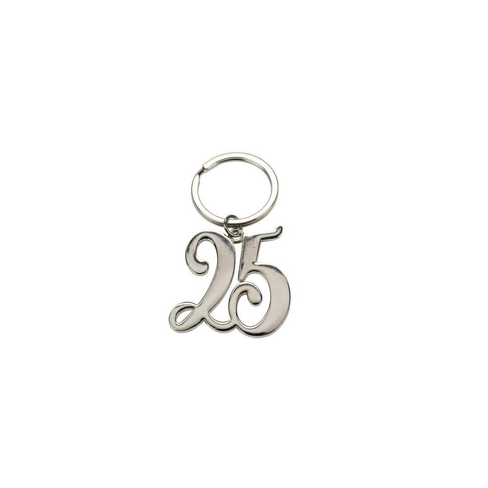 PORTACHIAVI 25 METALLO ARGENT